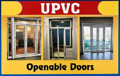 Openable UPVC doors examples