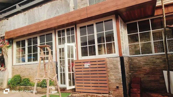 UPVC windows installed around a residential balcony